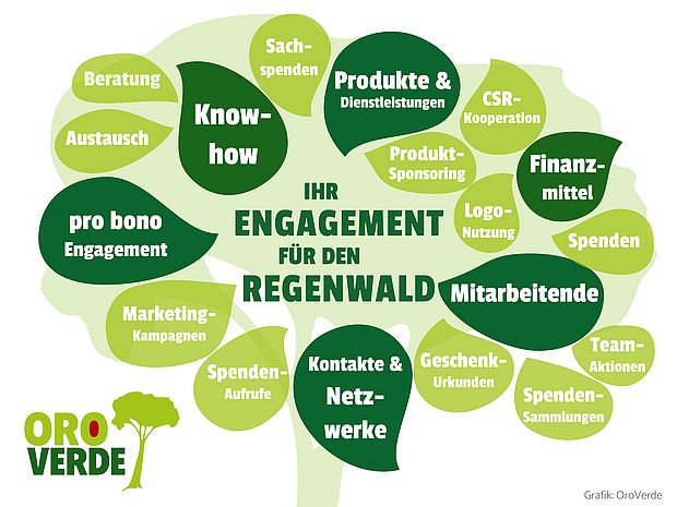 Ihr Engagement für den Regenwald ©OroVerde