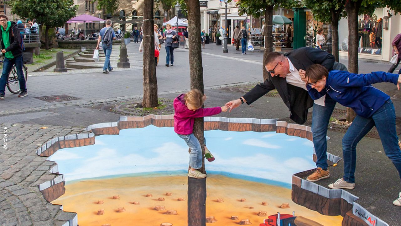 Street Art Kunstwerk Regenwald-Zerstörung, Aufklärung