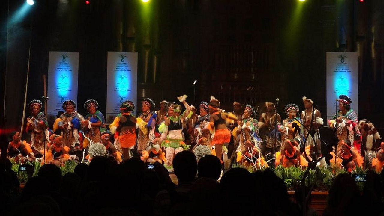Show bei der COP17 in Südafrika
