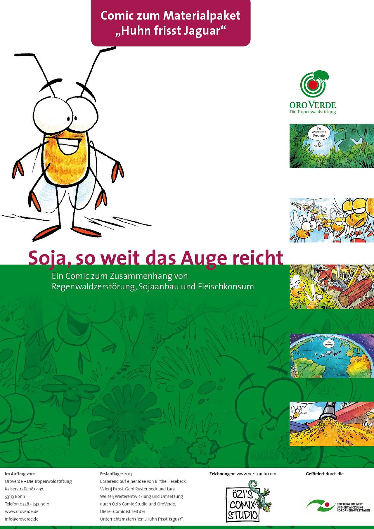Deckblatt des Bildungscomics ©OroVerde
