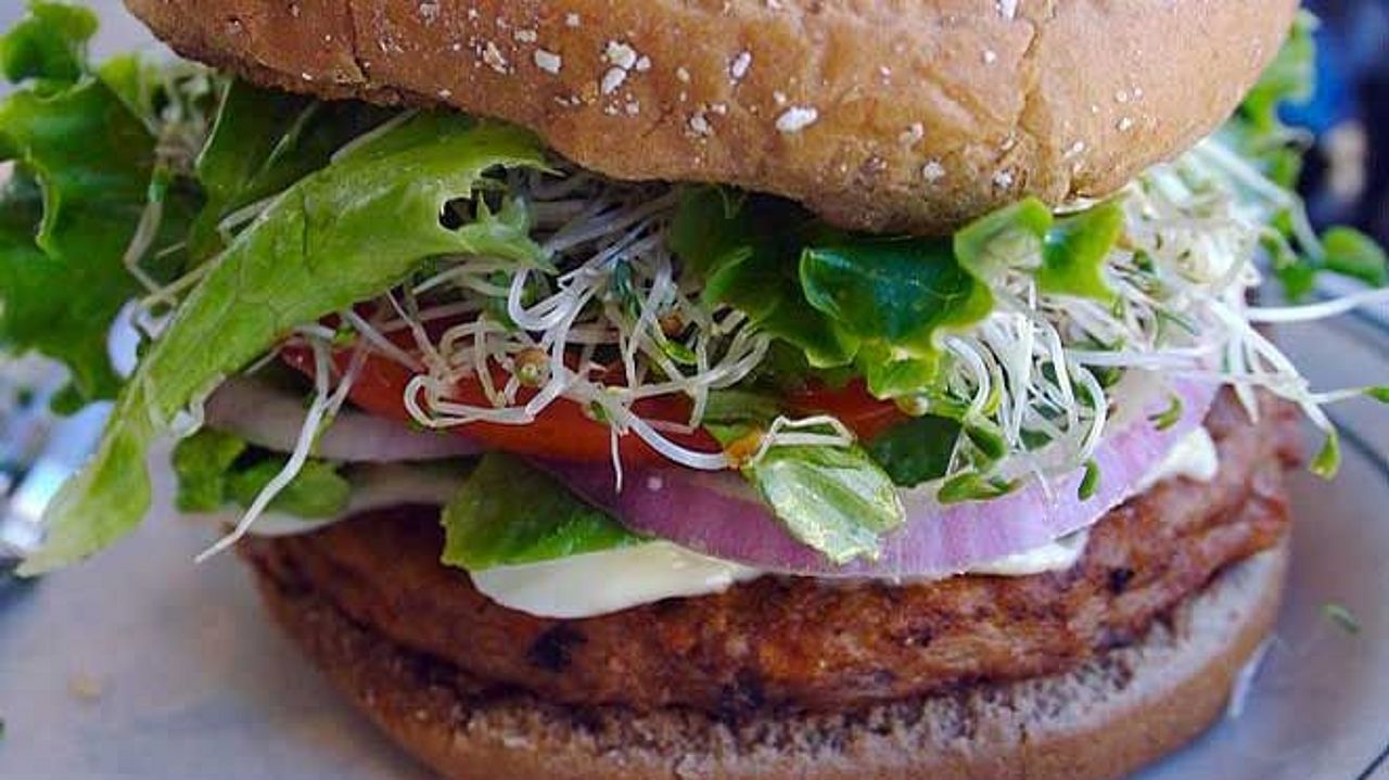 Vegane Burger-Patties aus Soja