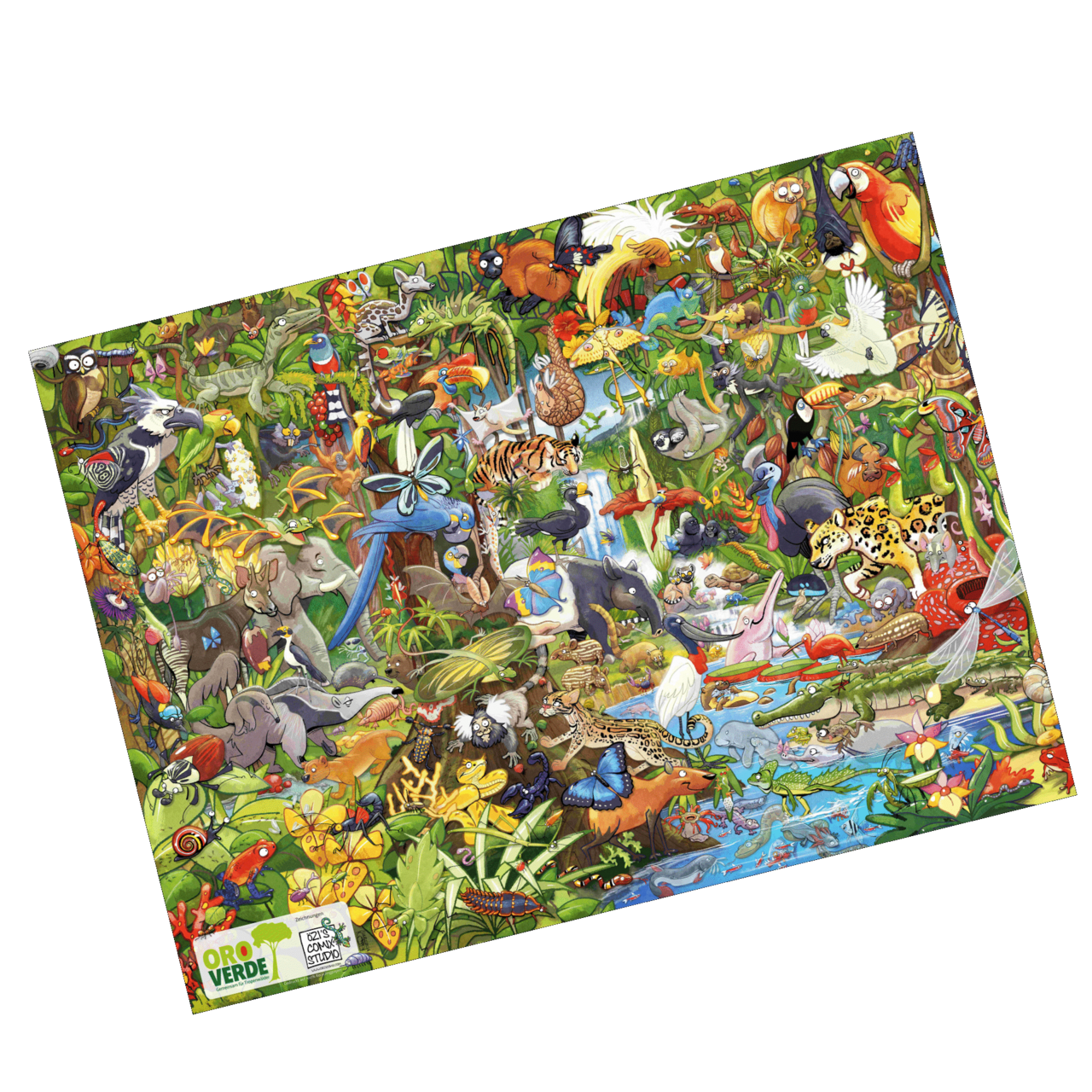 Wimmelposter ©OroVerde Wimmelposter